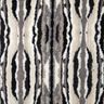 Pelliccia sintetica a righe astratte – bianco lana/blu notte,  thumbnail number 1