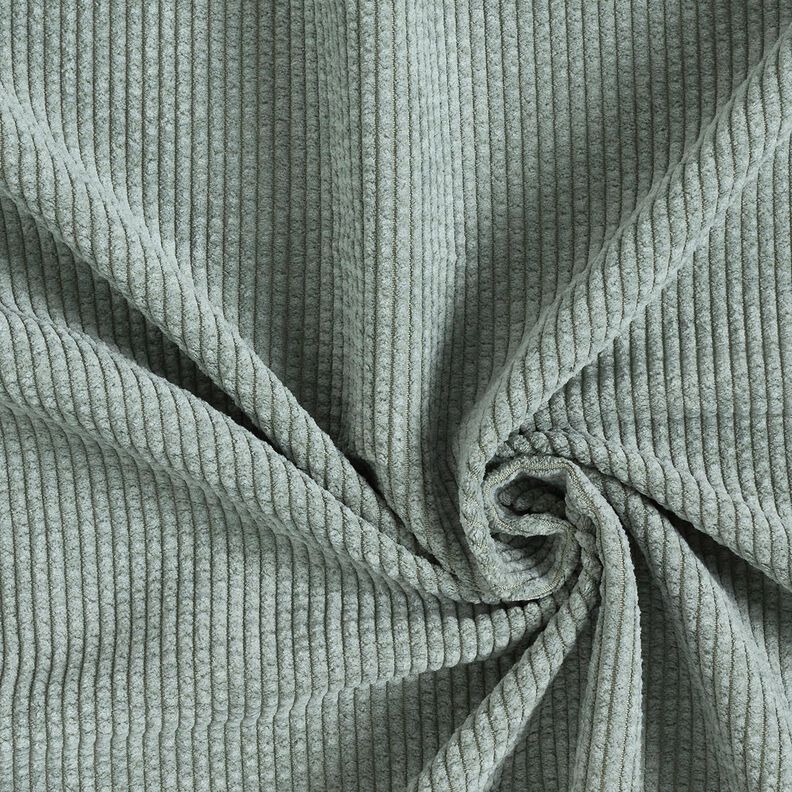 velluto a coste larghe Bubble tinta unita – canna palustre,  image number 1