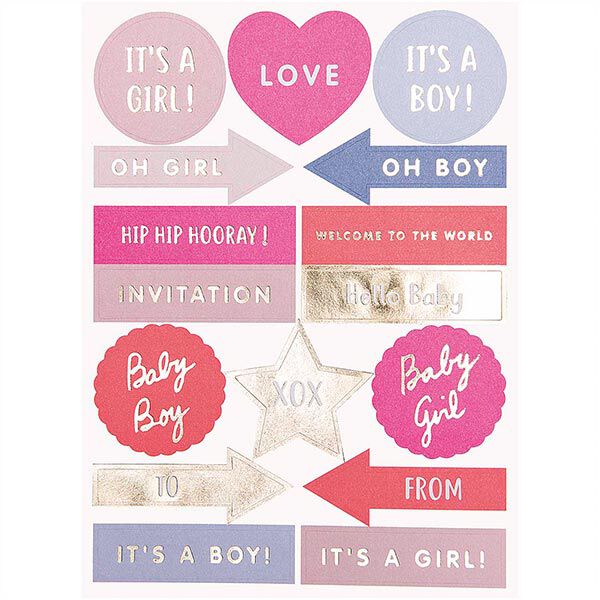 DIY CARD HELLO BABY, CUORE | RICO DESIGN, image number 2