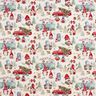 tessuto arredo gobelin Gnomo di Natale – beige chiaro/rosso,  thumbnail number 1