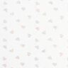 Tessuto a rete soft con cuori in lamina – bianco,  thumbnail number 1