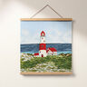 taglio di tessuto arredo gobelin Faro – azzurro/rosso,  thumbnail number 6