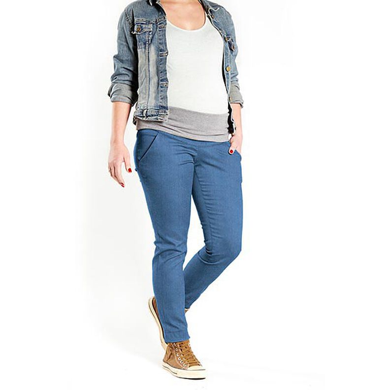 Tessuto jeans Rocco – indaco,  image number 4