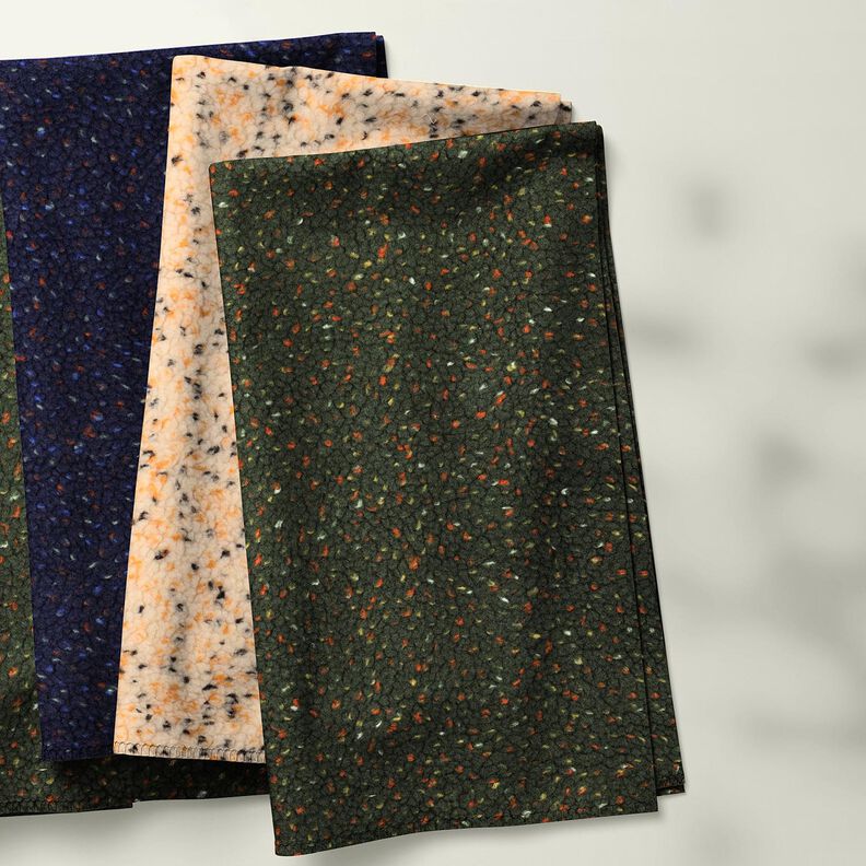 tessuto peluche tweed mélange | Poppy Fabrics – beige, image number 6