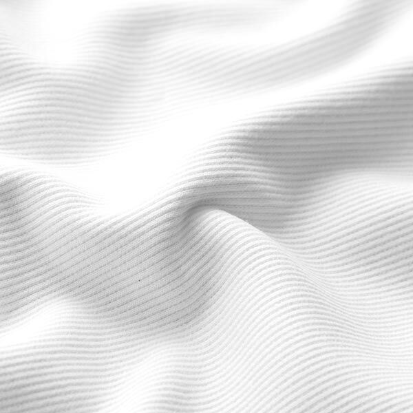 GOTS 2x2 tessuto per polsini | Tula – bianco,  image number 2