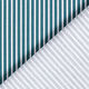popeline di cotone strisce – petrolio/bianco,  thumbnail number 4