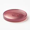 Bottone a 2 fori lucido [Ø 25 mm] – rosa antico scuro,  thumbnail number 2