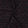 tessuto trapuntato Cuori al neon | Poppy Fabrics – nero/fucsia neon,  thumbnail number 3