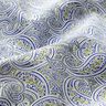 tessuto per camicie Paisley sovrapposto – indaco/verde oliva,  thumbnail number 2