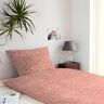 tessuto in cotone cretonne Foglie astratte – terracotta/avorio,  thumbnail number 7