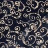 tessuto in cotone Cerchietti Batik – nero-azzurro/sabbia,  thumbnail number 4