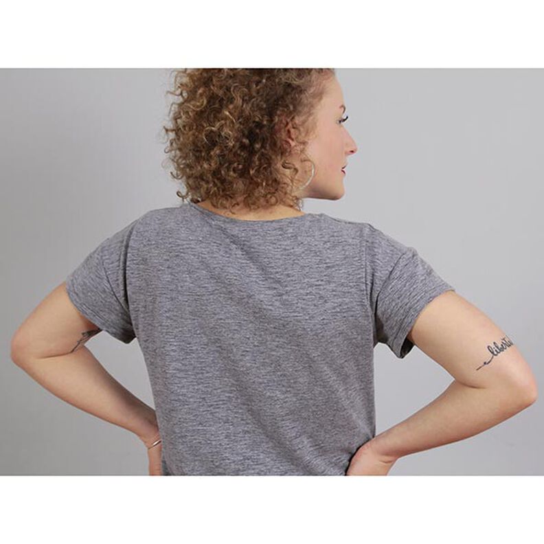 FRAU TINA – maglietta casual basic a maniche corte, Studio Schnittreif  | XS -  XXL,  image number 5