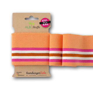GOTS tessuto in maglia per bordi e polsin CUFF ME POLO [140 cm | 7,5 cm]  | Albstoffe, 