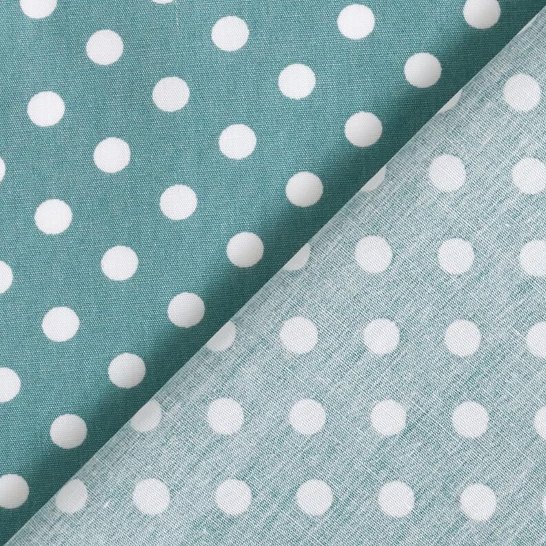 popeline di cotone Pois Polka – grigio perla/bianco, image number 4