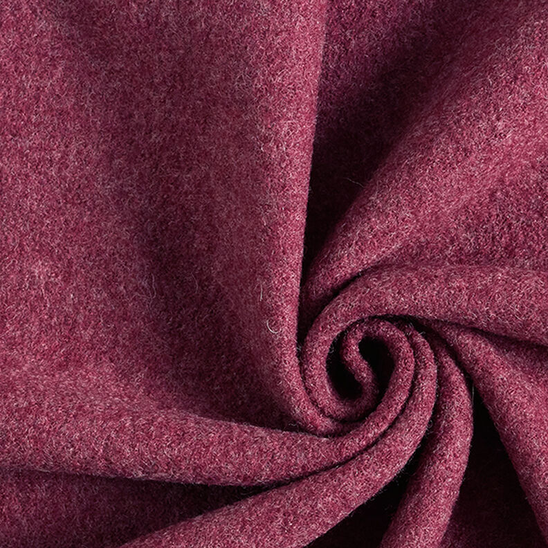 loden follato in lana mélange – rosso Bordeaux,  image number 1