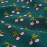 cotone rivestito Ciliegie carine – verde scuro,  thumbnail number 2