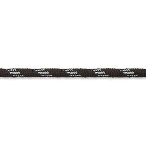 cordoncino lurex [Ø 7 mm] – nero, 