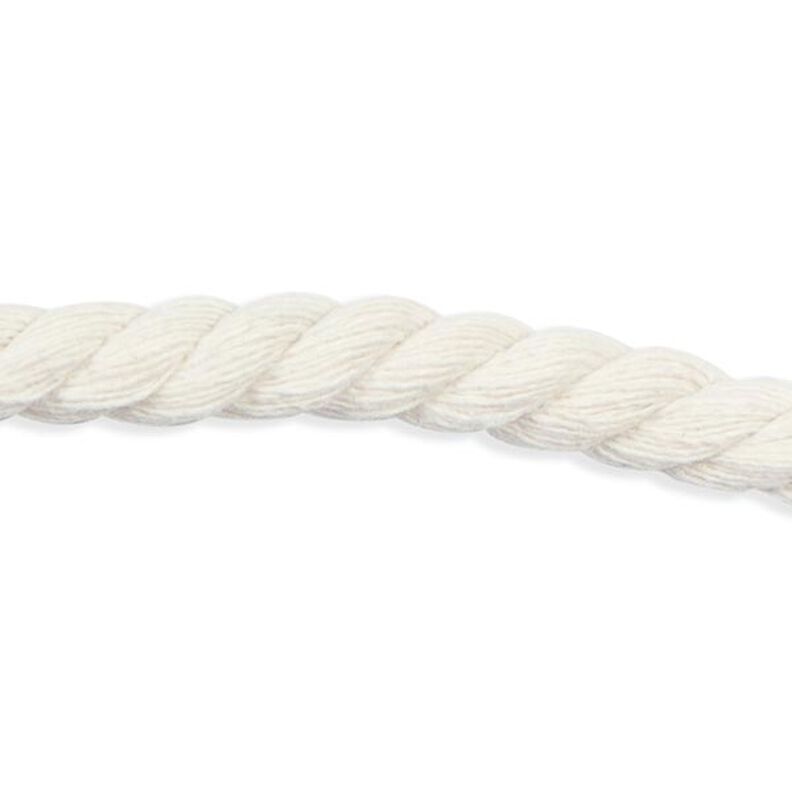 cordoncino in cotone [ Ø 8 mm ] – bianco lana,  image number 1