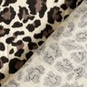 mussolina / tessuto doppio increspato Stampa leopardata – beige chiaro/cioccolato,  thumbnail number 4