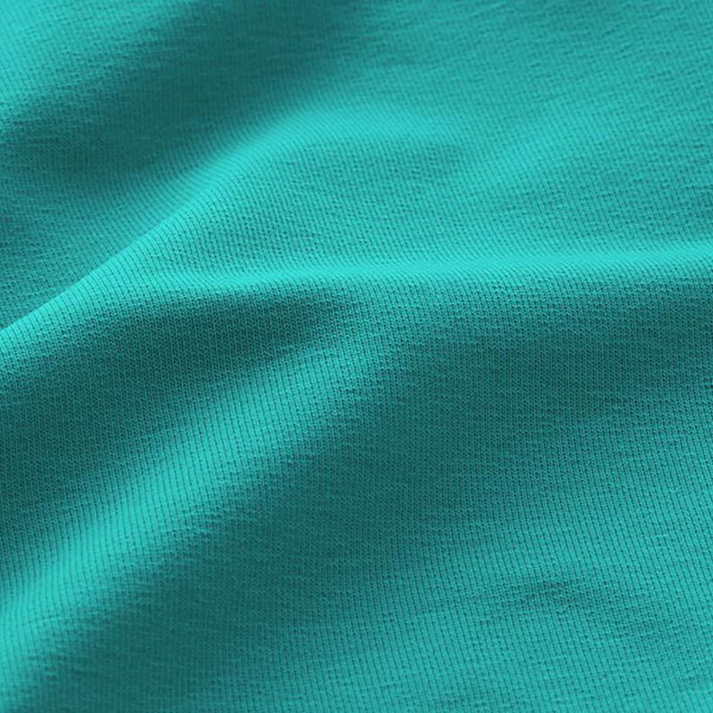 French terry leggero tinta unita – verde smeraldo,  image number 4
