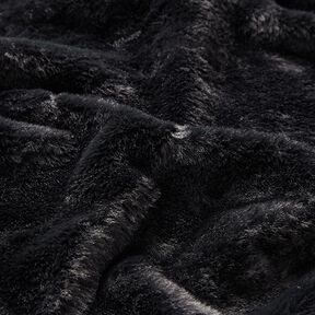 pelliccia sintetica tinta unita – nero, 