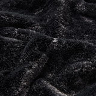 pelliccia sintetica tinta unita – nero, 
