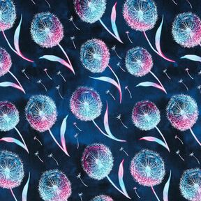 jersey di cotone soffioni | Glitzerpüppi – blu notte/porpora, 