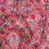tessuto trapuntato double face losanghe | Poppy Fabrics – rosa fucsia acceso/verde abete,  thumbnail number 2