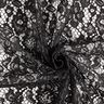 tessuto in pizzo con bordo a smerlo su entrambi i lati, fiori – nero,  thumbnail number 4