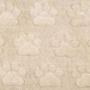 Morbido pile zampe di cane – beige chiaro, 