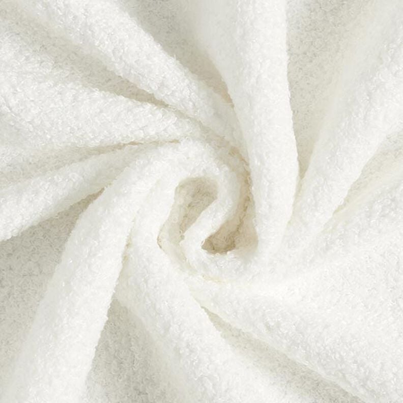 tessuto da tappezzeria bouclé – bianco,  image number 1