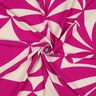 Tessuto elasticizzato per camicette con motivi geometrici | Poppy Fabrics – porpora/anacardo,  thumbnail number 3