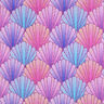 French terry, felpa estiva Conchiglie stampa digitale | by Poppy – lavanda/lilla bluastro,  thumbnail number 1