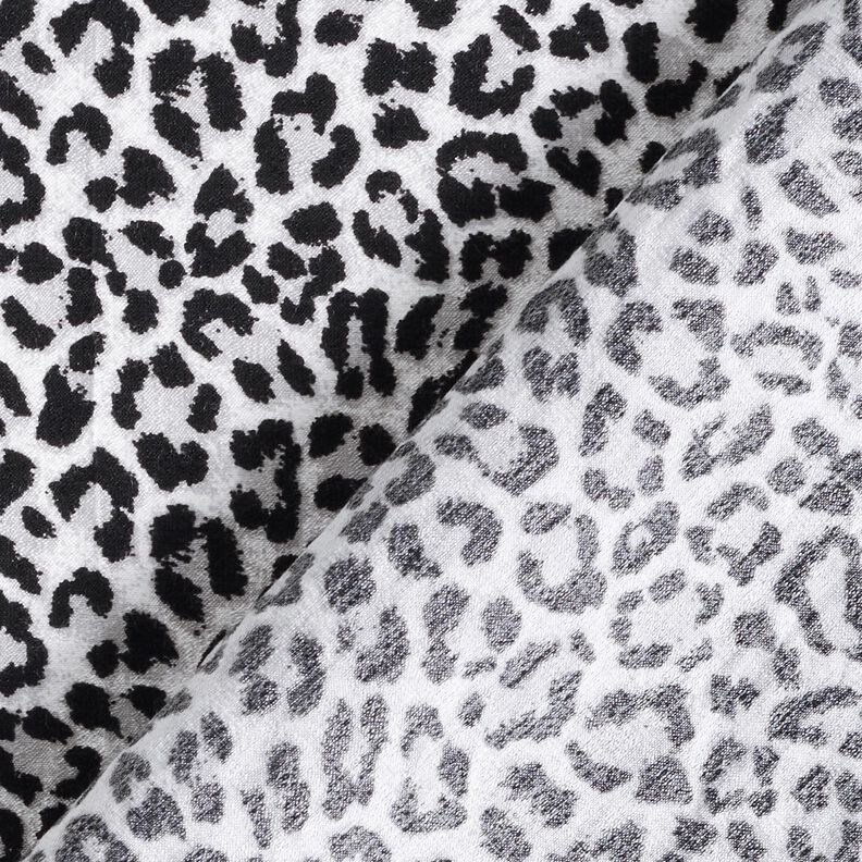 Tessuto misto viscosa con stampa leopardata – grigio,  image number 4