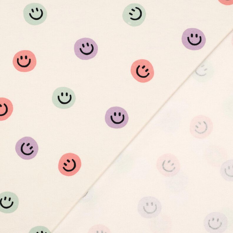 flanella di cotone faccine | Poppy Fabrics – avorio/rosa anticato, image number 3