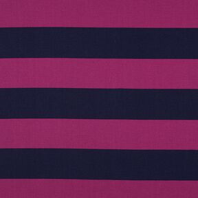 tessuto arredo tessuti canvas Righe gioiose &ndash; porpora/blu notte, 
