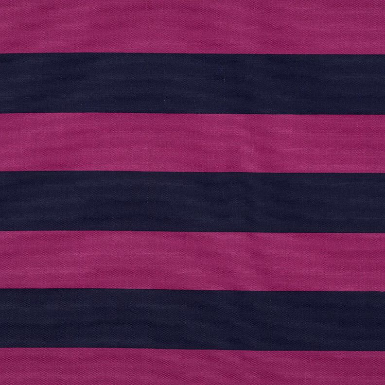 tessuto arredo tessuti canvas Righe gioiose – porpora/blu notte,  image number 1