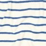 Maglia in spugna righe – avorio/blu brillante,  thumbnail number 2