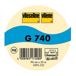 G 740 Interfodera in tessuto | Fliselina – nero, 