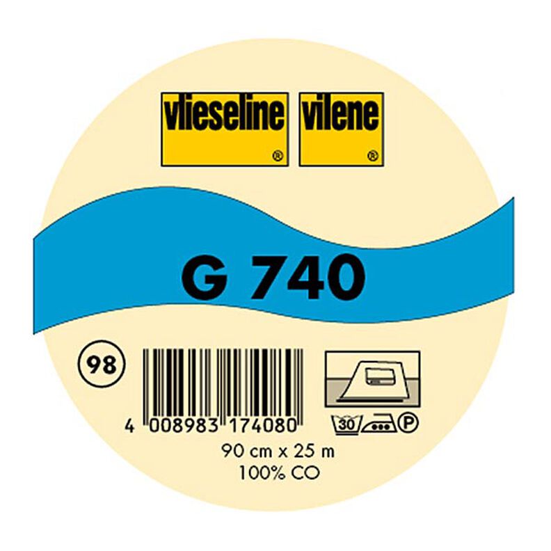 G 740 Interfodera in tessuto | Fliselina – nero, image number 2
