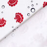 jersey di cotone Conchiglie Metallico – bianco/rosso,  thumbnail number 6
