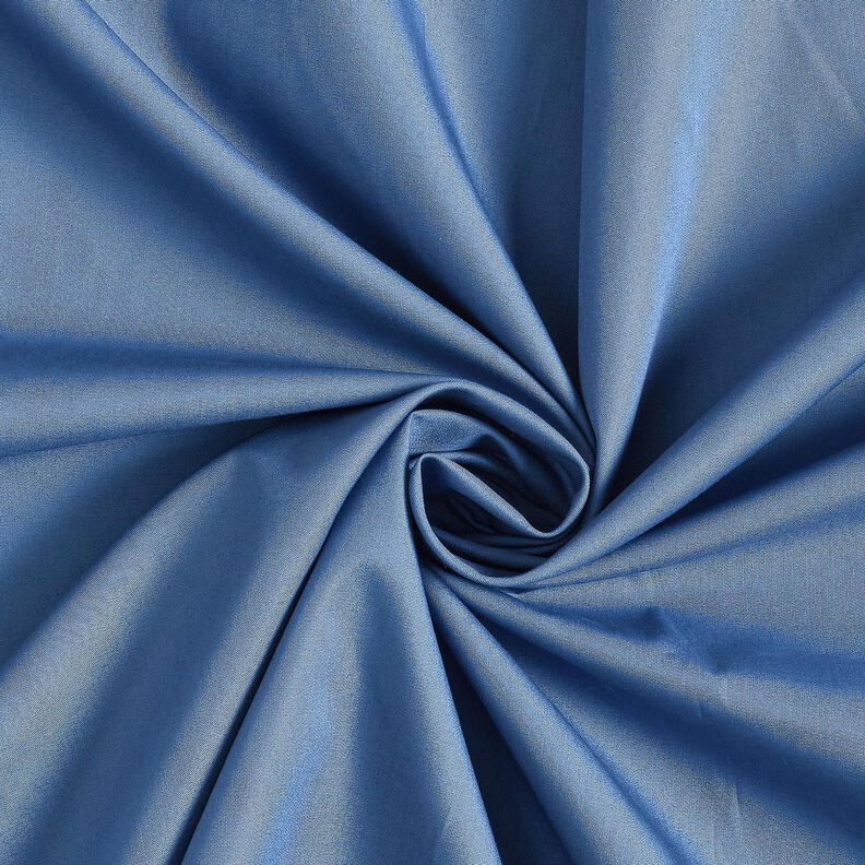 GOTS popeline di cotone | Tula &acirc;&euro;&ldquo; colore blu jeans,  image number 1