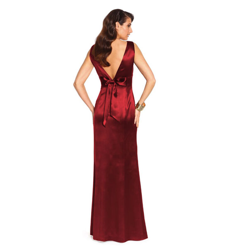 Stretch Satin – rosso carminio, image number 5
