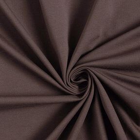 jersey di cotone medio tinta unita – marrone nerastro, 