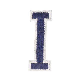 applicazione, lettera I [ altezza: 4,6 cm ] – blu marino, 