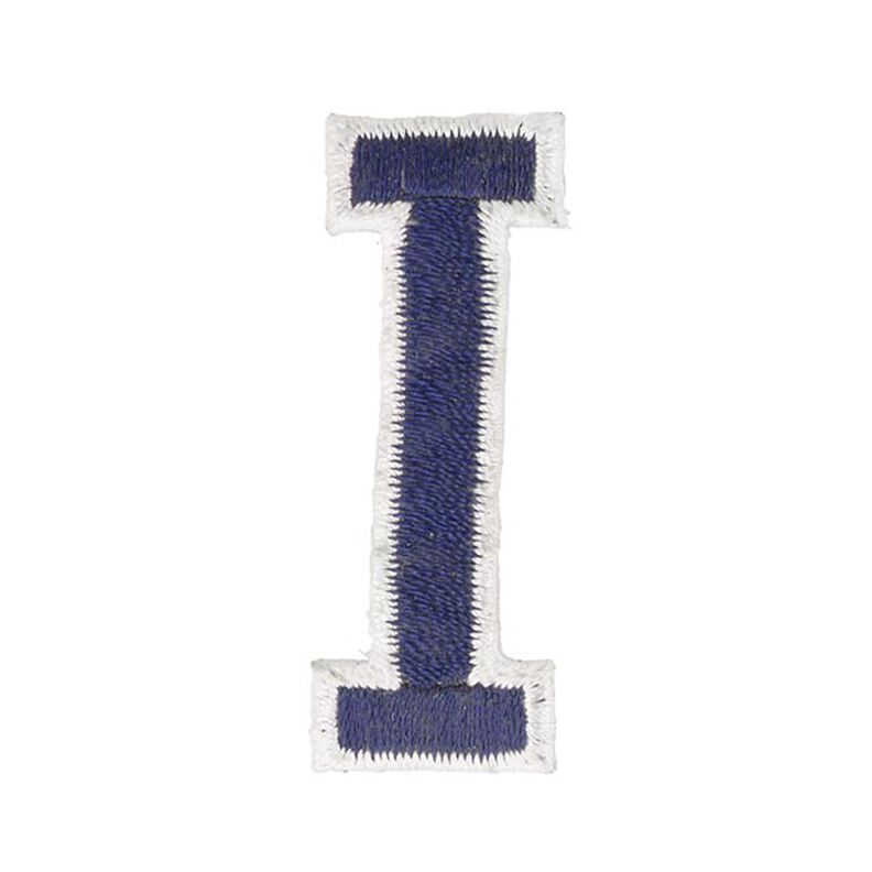 applicazione, lettera I [ altezza: 4,6 cm ] – blu marino,  image number 1