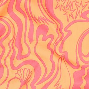 Popeline di cotone The Wanderer | Nerida Hansen – albicocca/pink, 