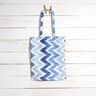 cotone rivestito, stampa ikat – blu/bianco,  thumbnail number 7