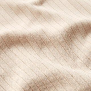 jersey a coste, tinta unita – naturale, 