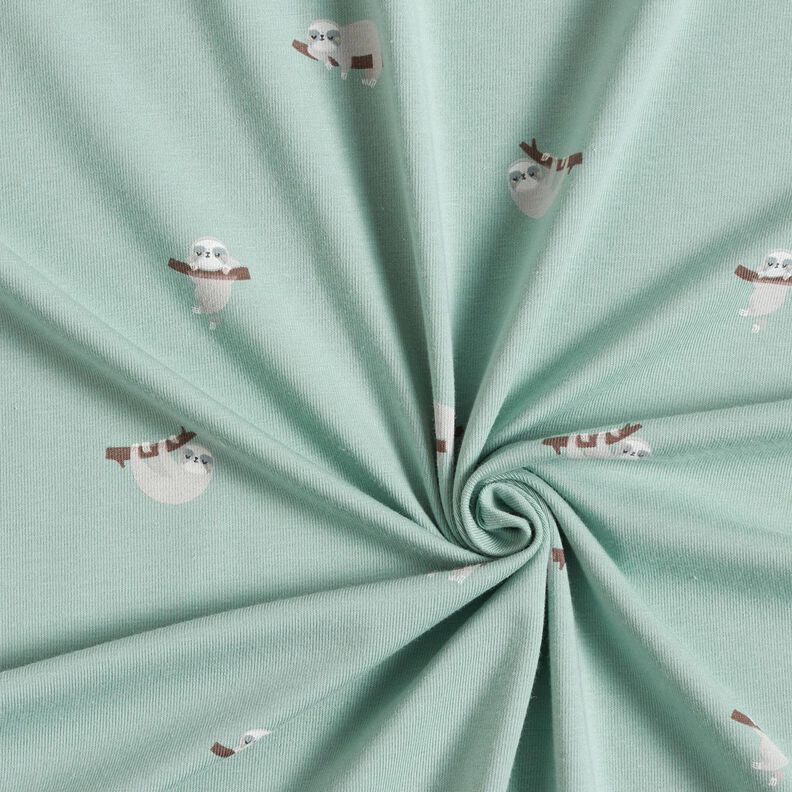 jersey di cotone bradipi – menta chiaro, image number 3